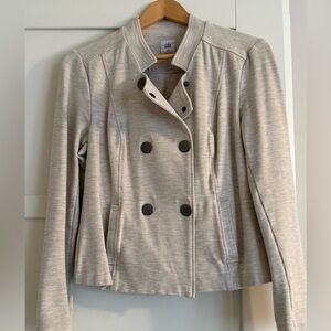 Cabi Ponte knit Double-Breasted Jacket Size M